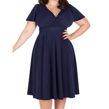 Load image into Gallery viewer, 2019 New Summer Women Dress Elegant Plus