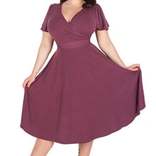 Load image into Gallery viewer, 2019 New Summer Women Dress Elegant Plus