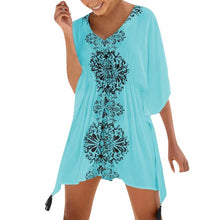 Load image into Gallery viewer, 2019 New Summer Women Dresses Sexy Half Sleeve Flower