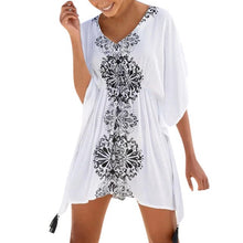 Load image into Gallery viewer, 2019 New Summer Women Dresses Sexy Half Sleeve Flower