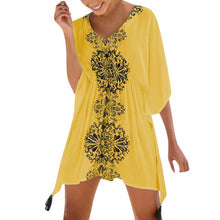 Load image into Gallery viewer, 2019 New Summer Women Dresses Sexy Half Sleeve Flower
